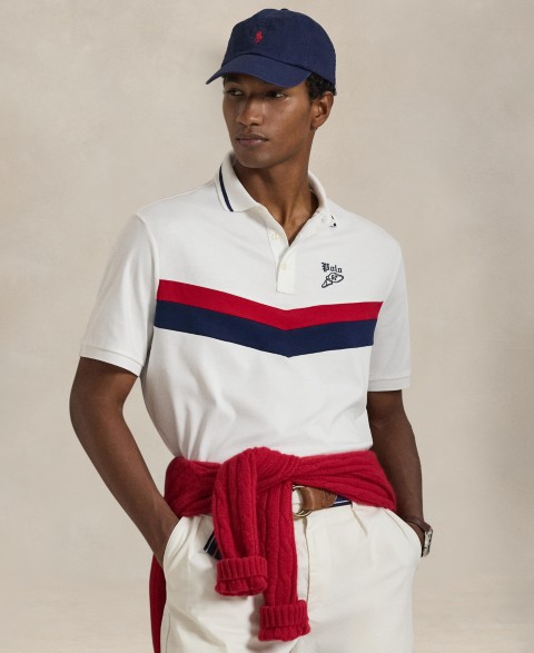 Мужские рубашки Polo Ralph Lauren Men's Classic-Fit Embroidered Logo Polo Shirt