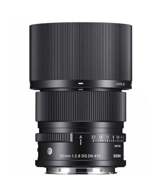 90mm f/2.8 DG DN Contemporary Lens for L Mount, Bundle with 55mm Essential Filter Kit, Cleaning Kit and Cleaning Cloth