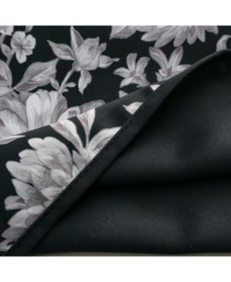 100% Polyester 190 GSM Eloise Reversible Blackout Grommet Curtain Panel