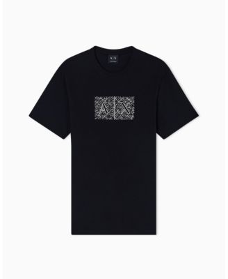 Men's Short Sleeve Jersey Printed Box Logo T-Shirt