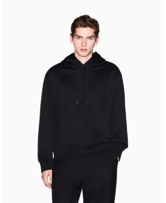 A|X Armani Exchange Men's Jacquard Allover Print Logo Hoodie - Macy's