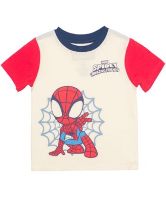 Toddler Boys' 2T-5T Spidey and His Amazing Friends Short-Sleeve T-Shirt and Shorts, 2-Piece Set