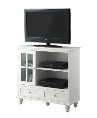 Tahoe Highboy 2 Drawer TV Stand with Storage Cabinet & Shelves for TVs up to 40"