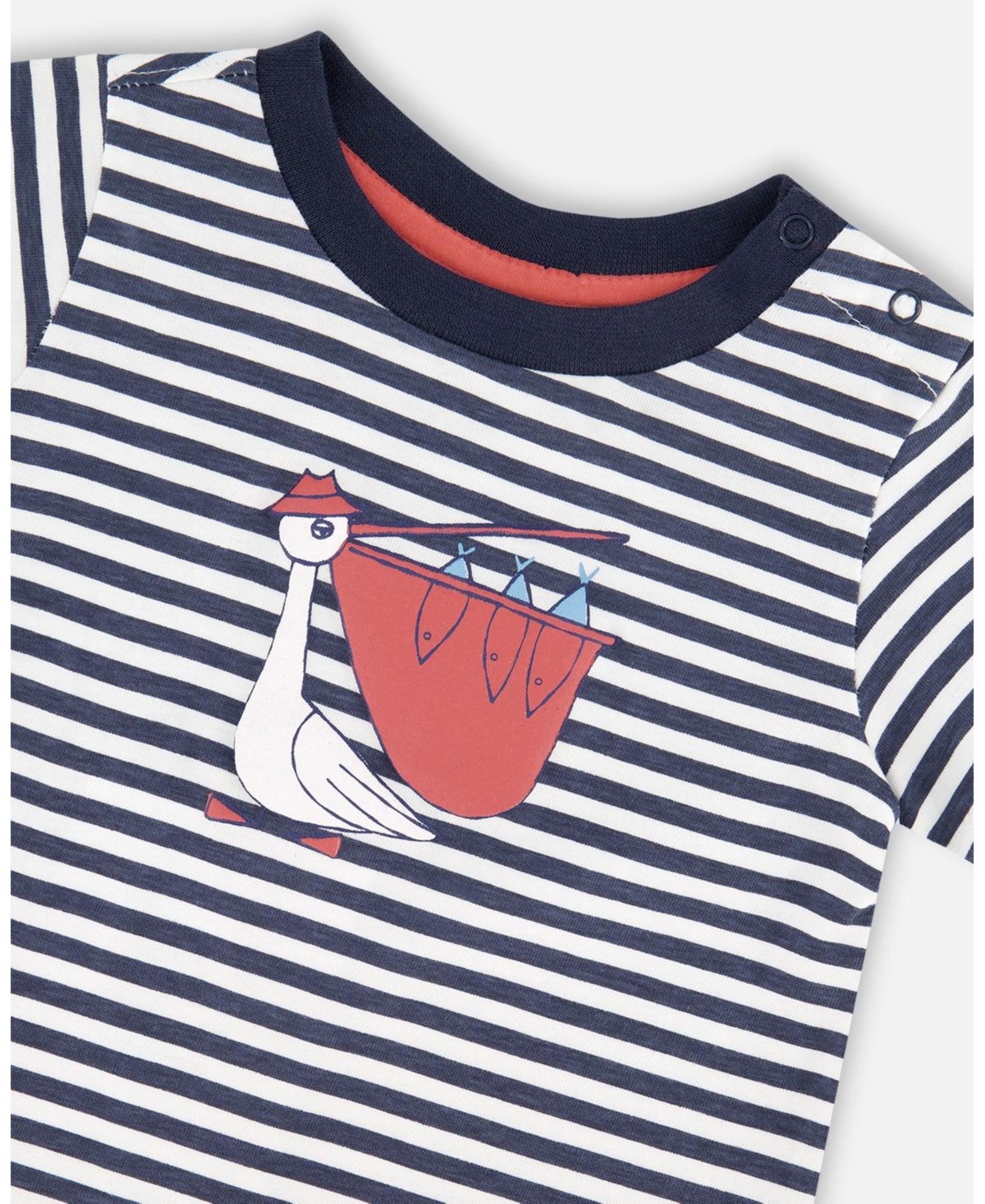 Deux par Baby Boys Cotton T-Shirt and Short Set