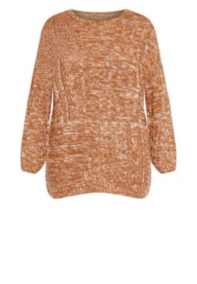 Women's Plus Size Charli Drop Shoulder Cable Sweater