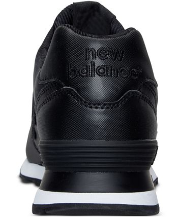 New balance men's 574 flight jacket shop shoes - black