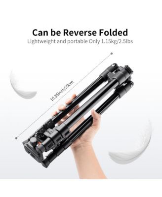 K234A1 4-Section Lightweight Aluminum Travel Vlog Tripod with Ball Head