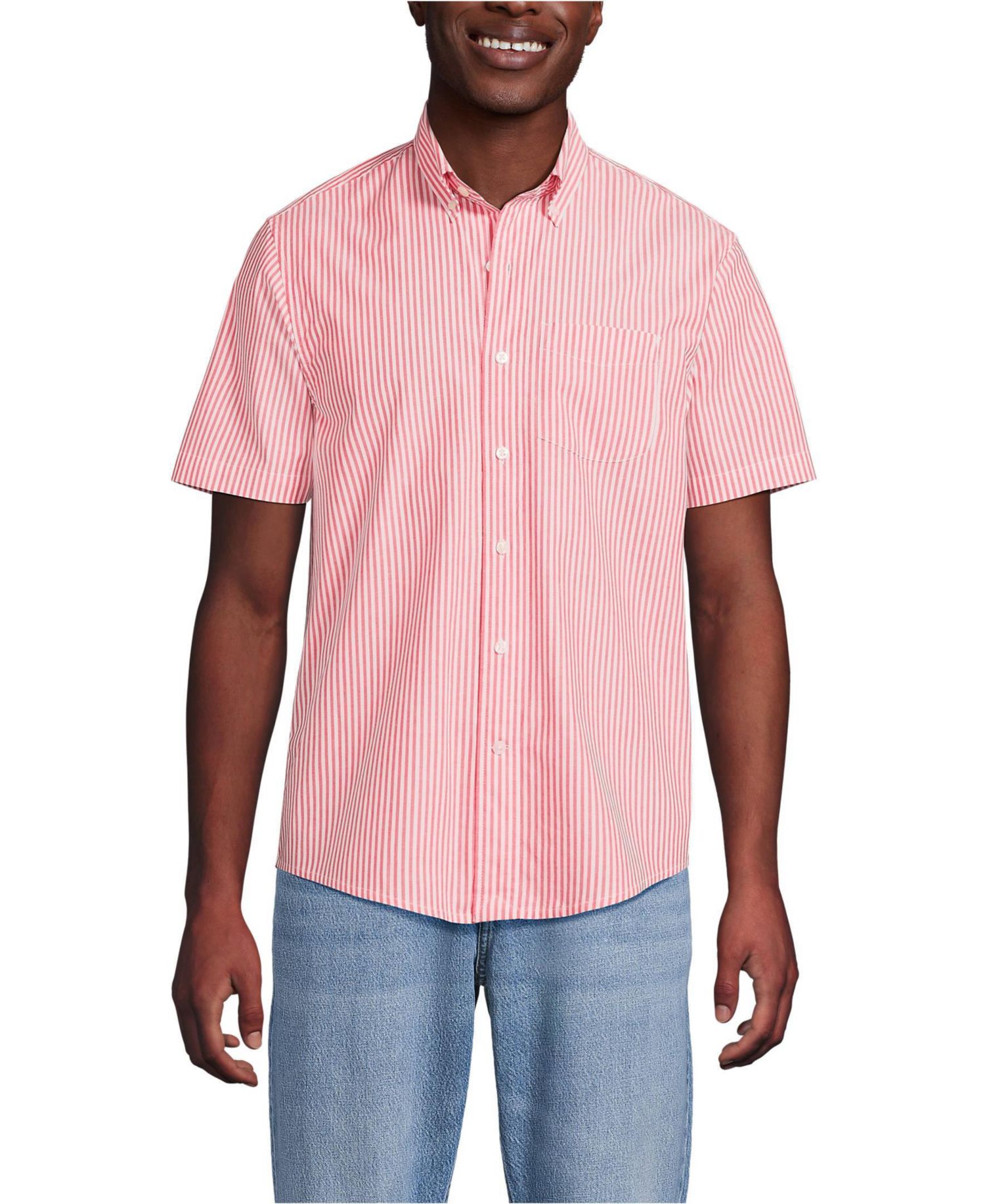 Men's Short Sleeve Poplin Shirt