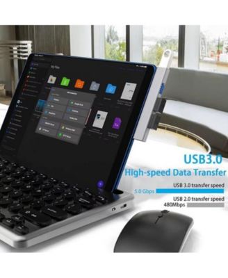 4-Port USB Hub with 5Gbps High-Speed Transfer, Plug-and-Play - Multiport Splitter for Laptop, Desktop, Ideal for Office