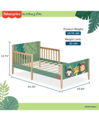 Fisher Price Animal Kingdom Toddler Bed