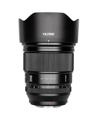 Pro AF 75mm f/1.2 XF Lens for Fujifilm X, Bundle with 77mm Filter Kit, Lens Pouch, Pen Lens Cleaner, Lens Cap Tether