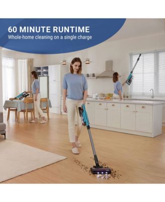 GO301 Pet Cordless Stick Vacuum, ZeroTangle Brush Prevents Hair Wrap 1L Dustbin