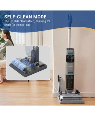 GO Sense GH301 Cordless 3-in-1 Floor Washer, Wet Dry Vacuum Mop, MessDetect Sensor, Self-Cleaning Dock