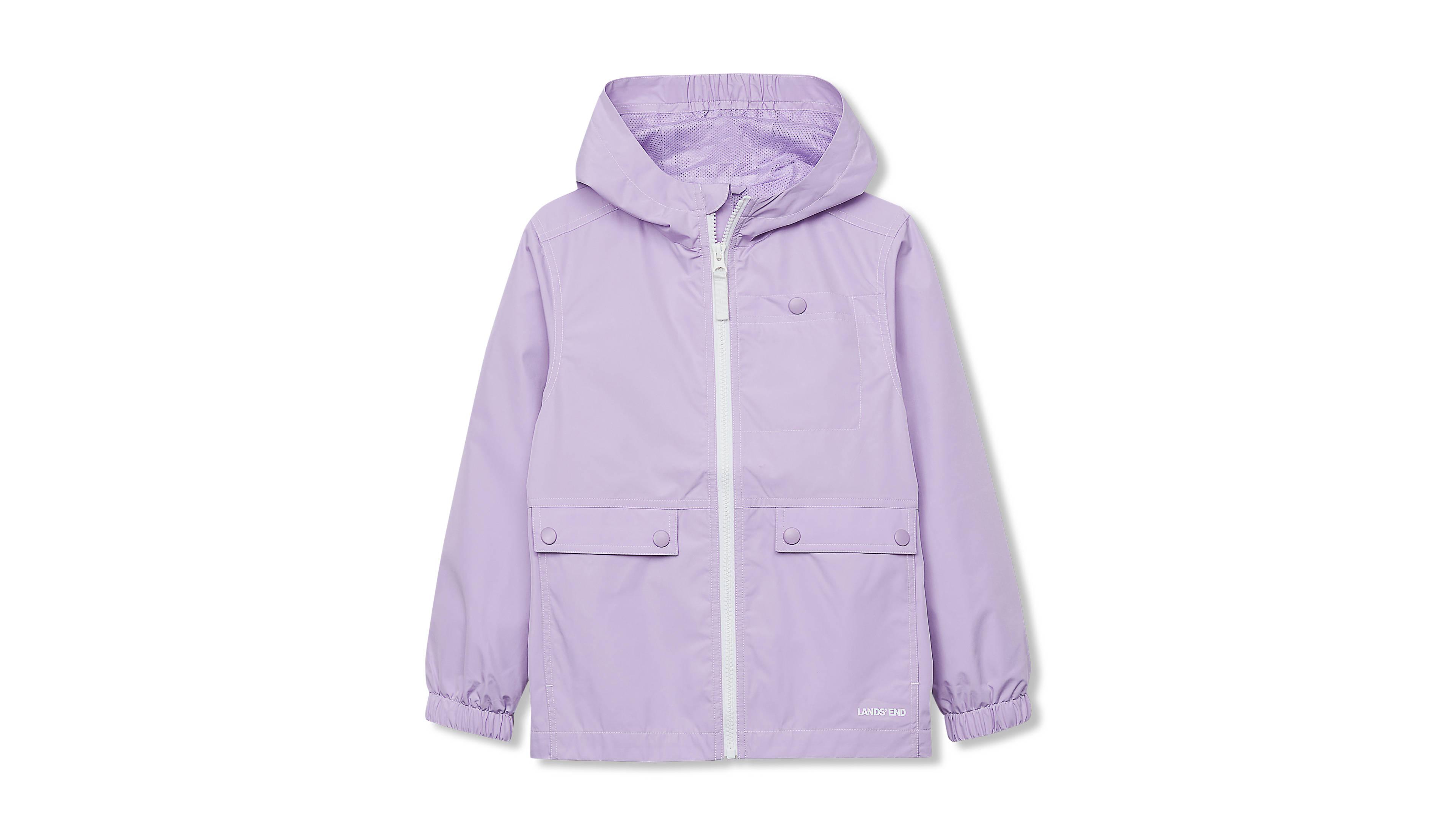 Lands' End Kids Water Resistant Ocean Breeze Jacket