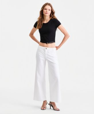 Women's Zoya Wide-Leg Crop Jeans