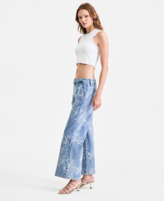 Women's Zoya Wide-Leg Crop Jeans