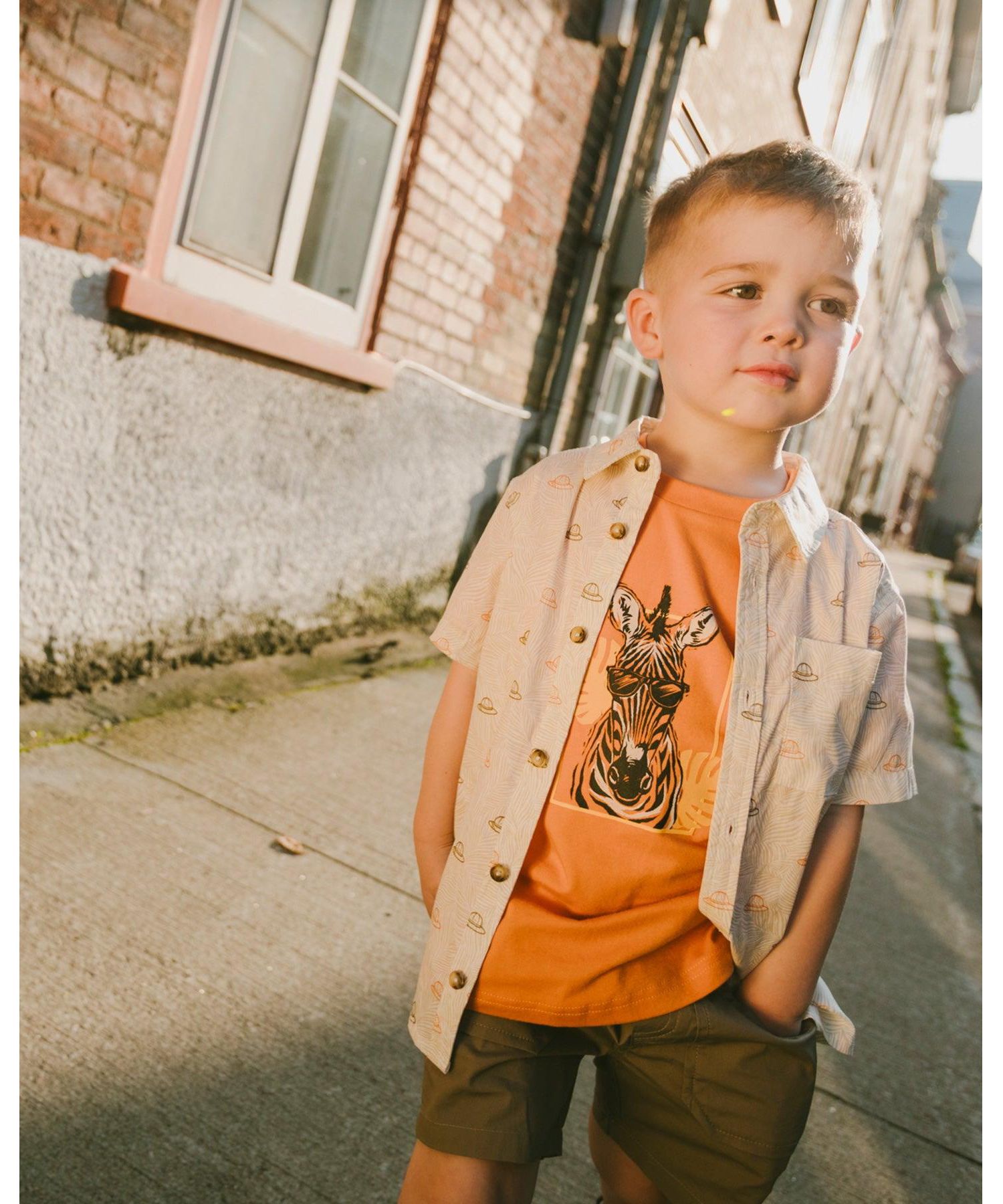 Baby Boys Poplin Shirt