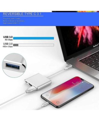 USB C to HDMI Adapter - Multiport Digital AV Converter for MacBook Pro/Air, iPad, iPhone 15/16, Tablets, and More