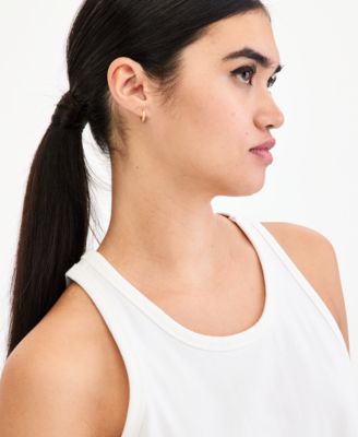 Women's High-Low Cotton Tank Top