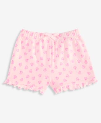 Toddler Girls' 2T-4T Mix & Match Outline-Shell-Print Rib Shorts