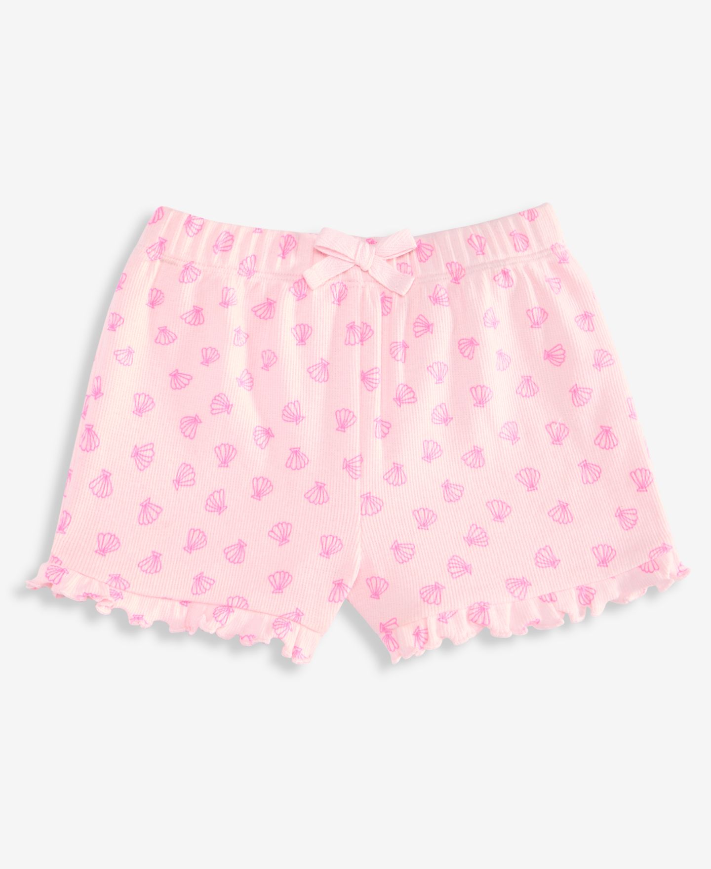Шорты First Impressions Mix & Match Shell-Print Ribbed Shorts для девочек-малышей — фото 1