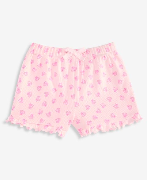 Шорты First Impressions Mix & Match Shell-Print Ribbed Shorts для девочек-малышей