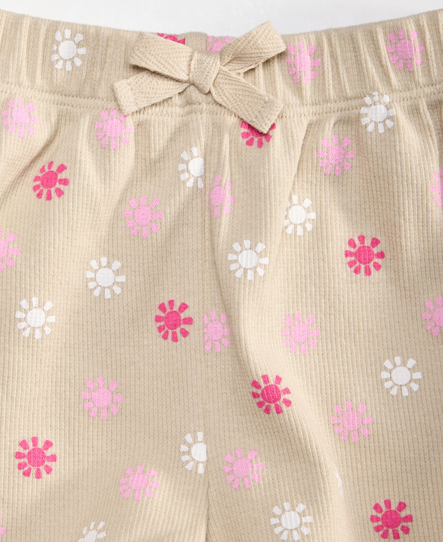 Шорты First Impressions Mix & Match Sunny-Print Ribbed Shorts для девочек-малышей — фото 3