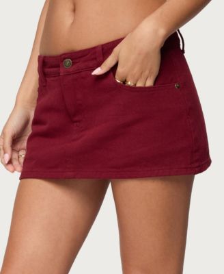 Women's Camelia Denim Mini Skirt