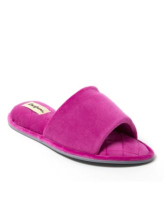 Women's Beatrice Microfiber Velour Slide House Slipper