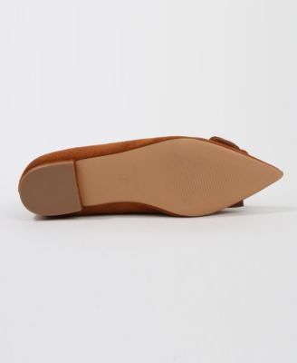Womens Rhianna Pointed Skimmer Flat