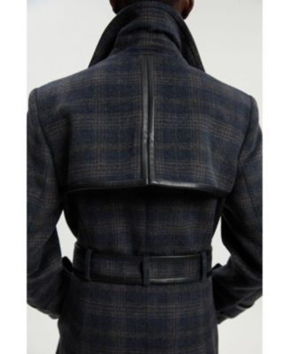 Women's Double Breasted Belted Midi Coat