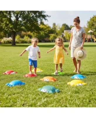 9-Piece Toddler Stepping Stones Non-Slip Balance Play Set
