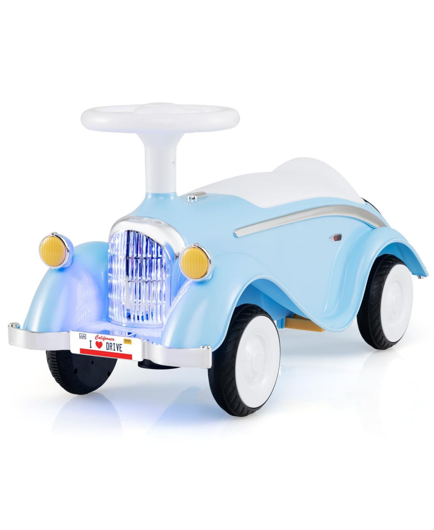 Детская игрушка Mecale Classic Sliding Car with LED Lights and Foot-to-Floor Motion, Ages 1+, цвет: Синий — фото 1