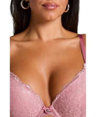Hunkemoller Women's Marine Padded Underwired Push-Up Bra