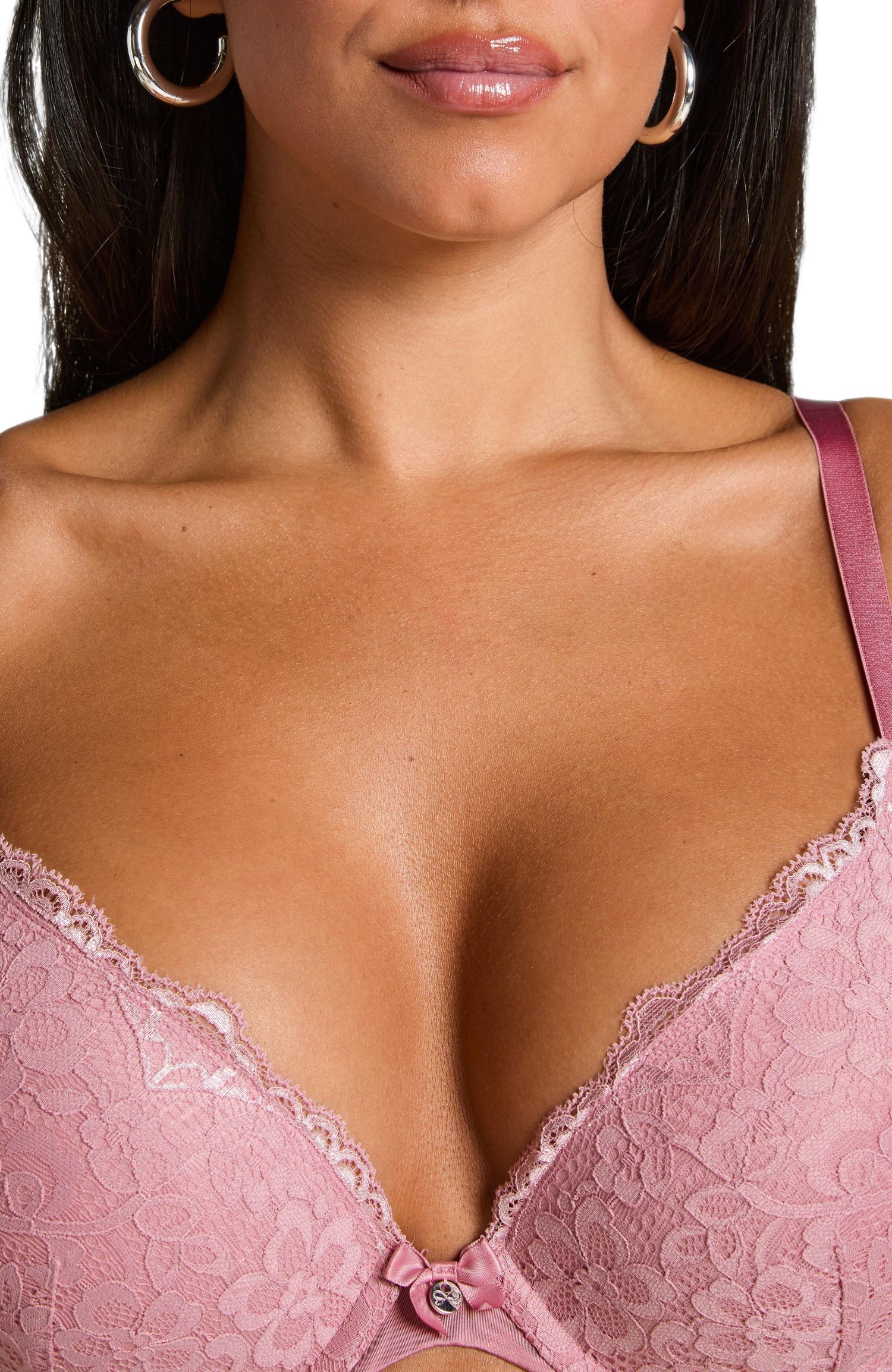 Hunkemoller Women's Marine Padded Underwired Push-Up Bra