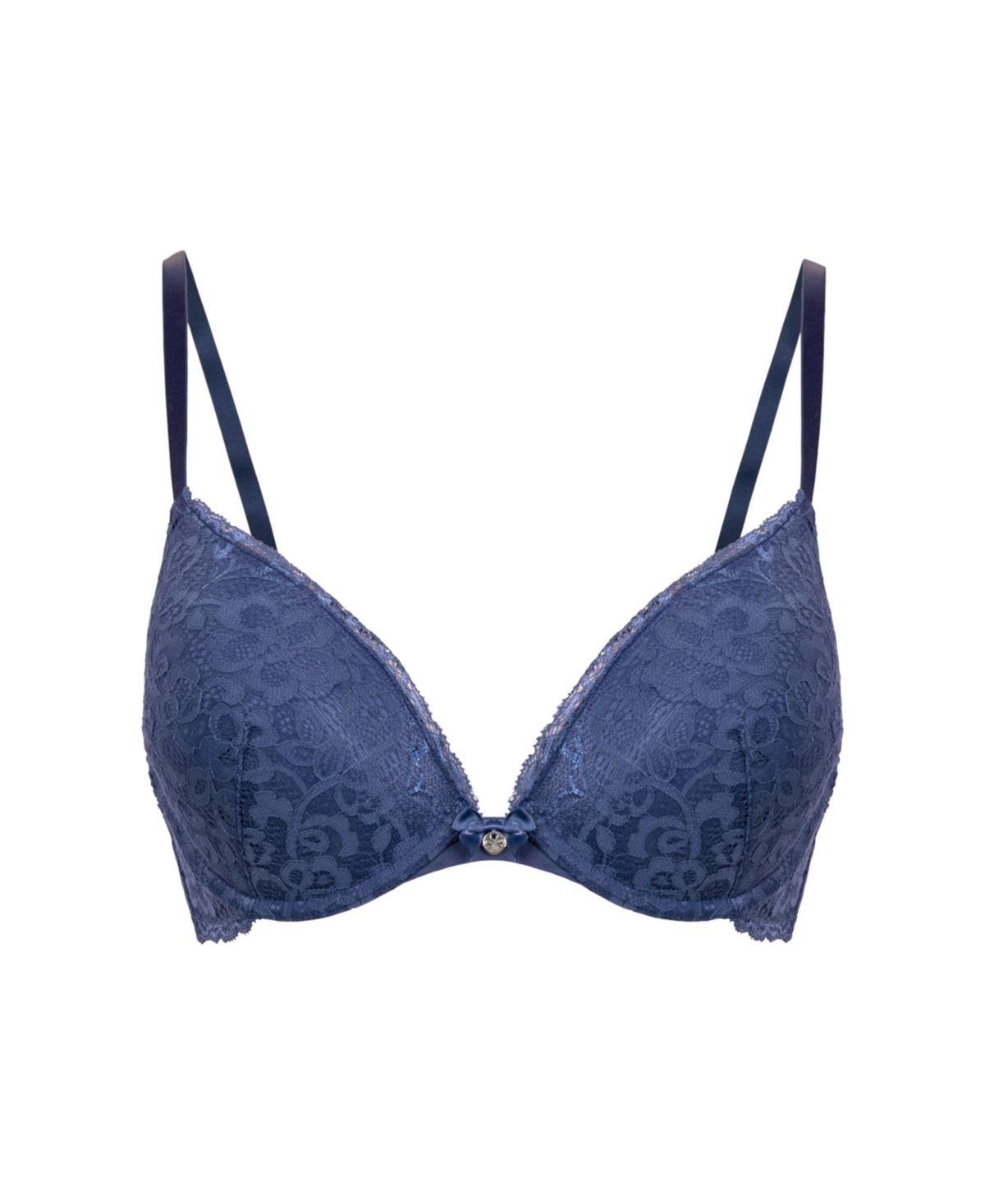 Hunkemoller Women's Marine Padded Underwired Push-Up Bra