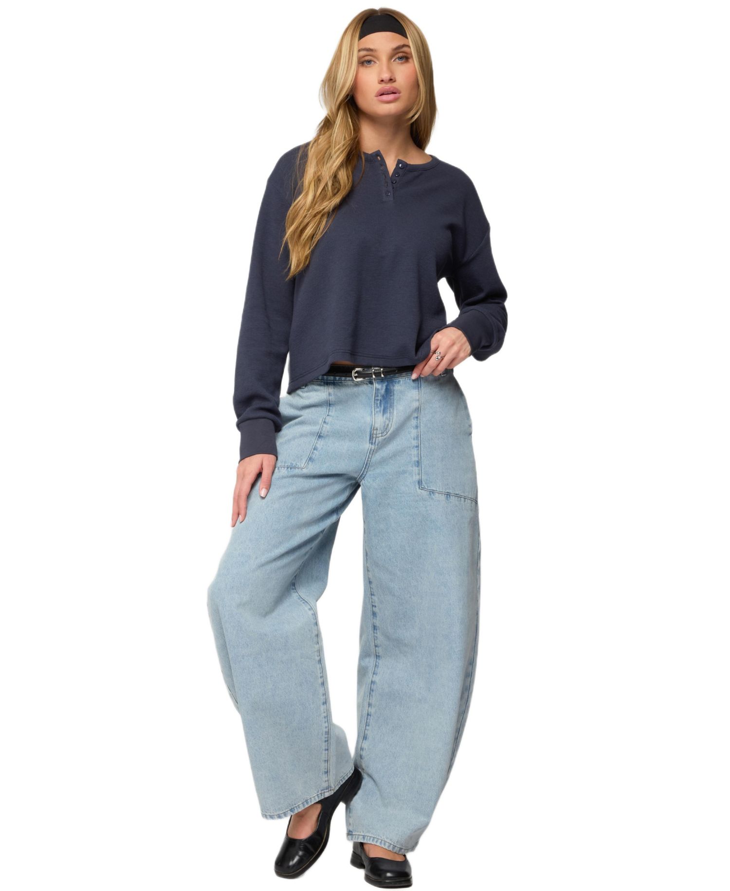 Women's Jolie Low Rise Barrel Jeans