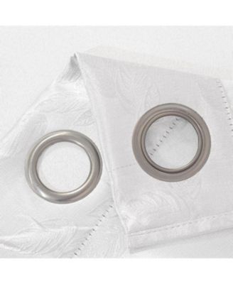 100% Polyester 200 GSM Arlo Embossed Blackout Grommet Curtain Panel 54" x 84"