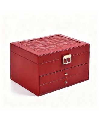 3-Layer Jewelry Organizer with Removable Dividers for Flexible Storage