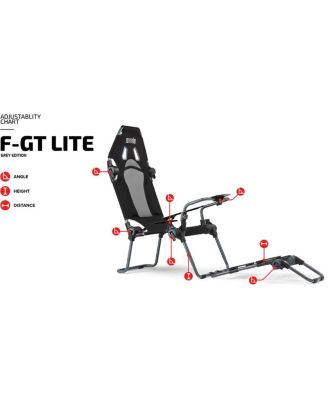 F-GT Lite Simulator Cockpit, Carbon Gray Edition