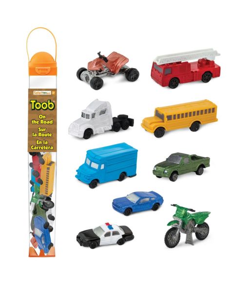 Детские игрушки Safari Ltd. On the Road 9-Piece Vehicle Figurine Set