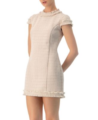 Women's Frayed Hem Short Dress