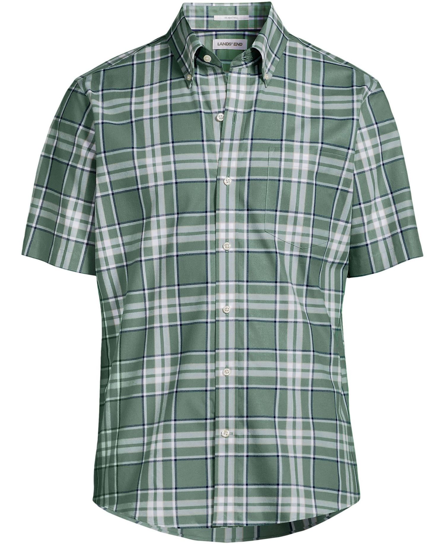 Men's Short Sleeve No Iron Twill Shirt