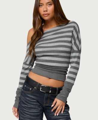 Women's Marniee Striped Off Shoulder Top