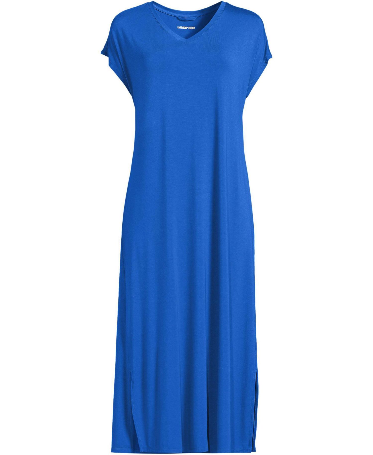 Women's Cooling Cap Sleeve Midi Nightgown