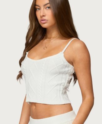 Women's Louise Cable Knit Tank Top