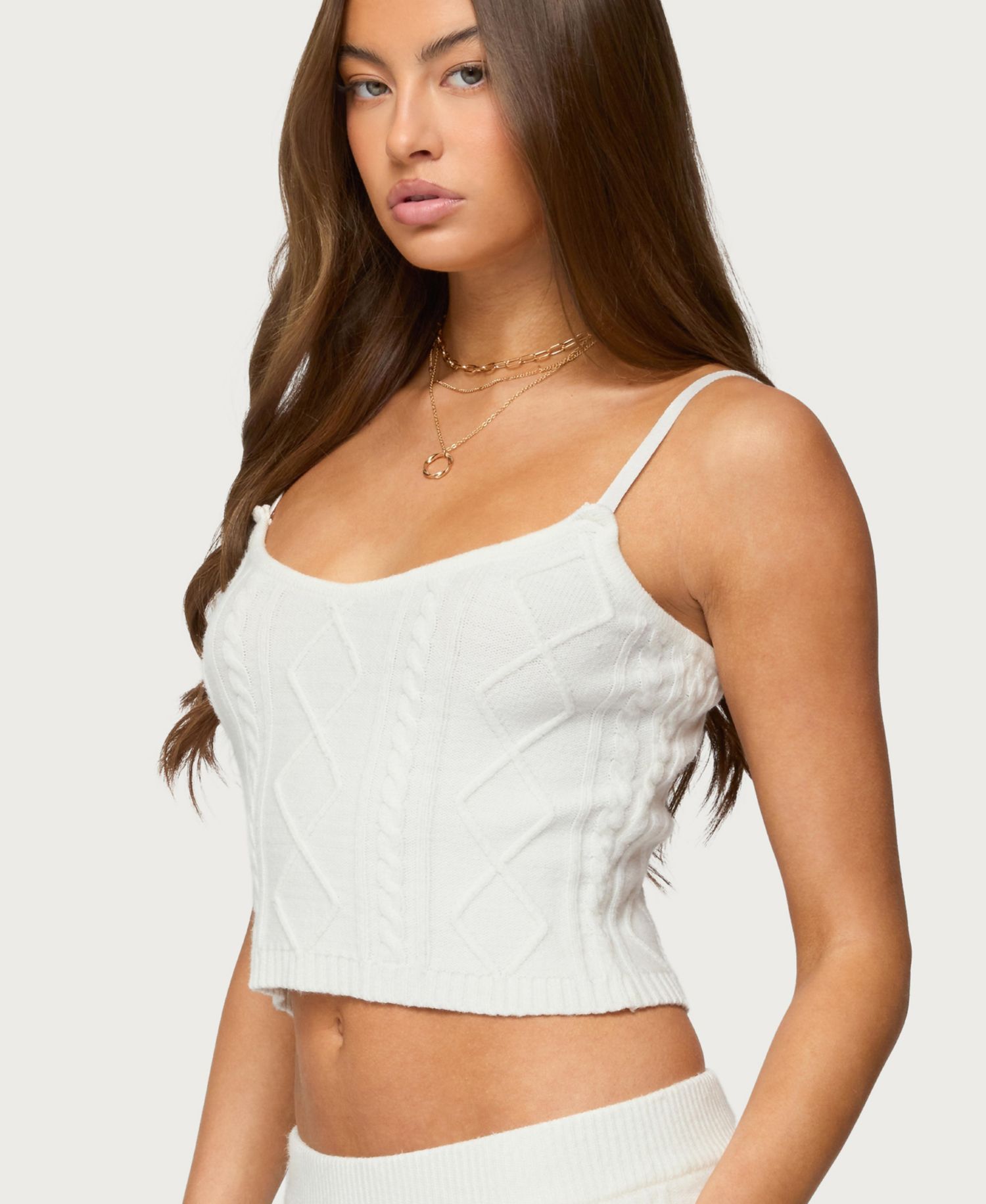 Women's Louise Cable Knit Tank Top