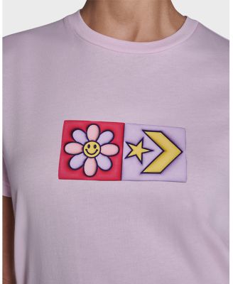 Women's Flower Grid T-Shirt