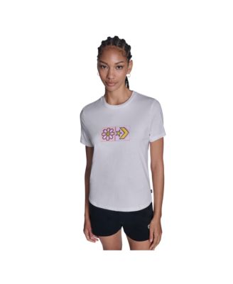 Women's Flower Grid T-Shirt