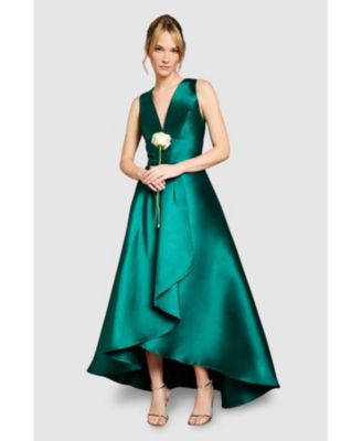 Women's Plunge Waterfall Maxi Dress